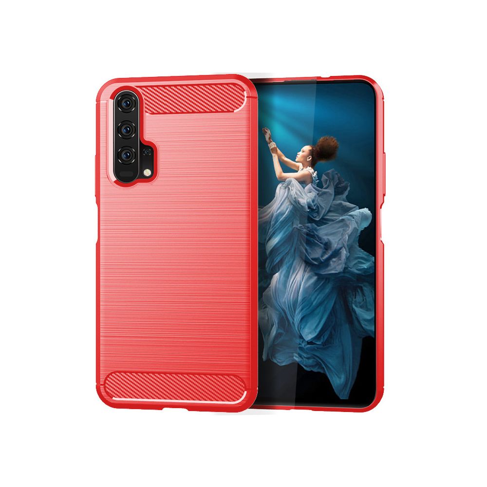 marque generique - Etui Coque de protection durable souple pour Honor 20 Pro - Rouge - Autres accessoires smartphone