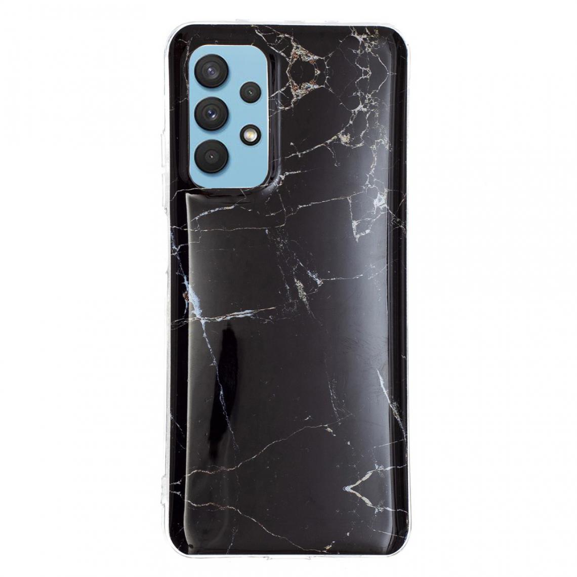 Other - Coque en TPU Impression de motifs de marbre anti-rayures IMD noir pour votre Samsung Galaxy A32 4G (EU Version) - Coque, étui smartphone
