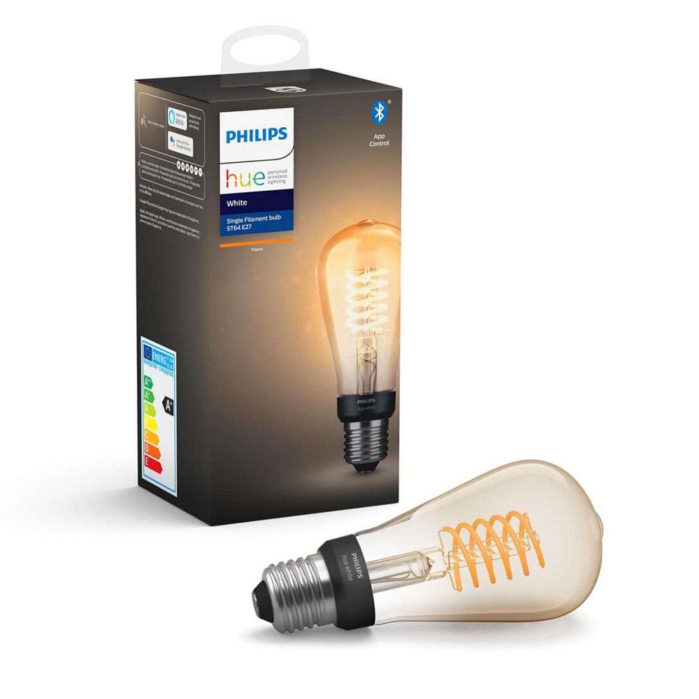 Philips Hue - White Filament Edison E27 9W - Ampoule connectée