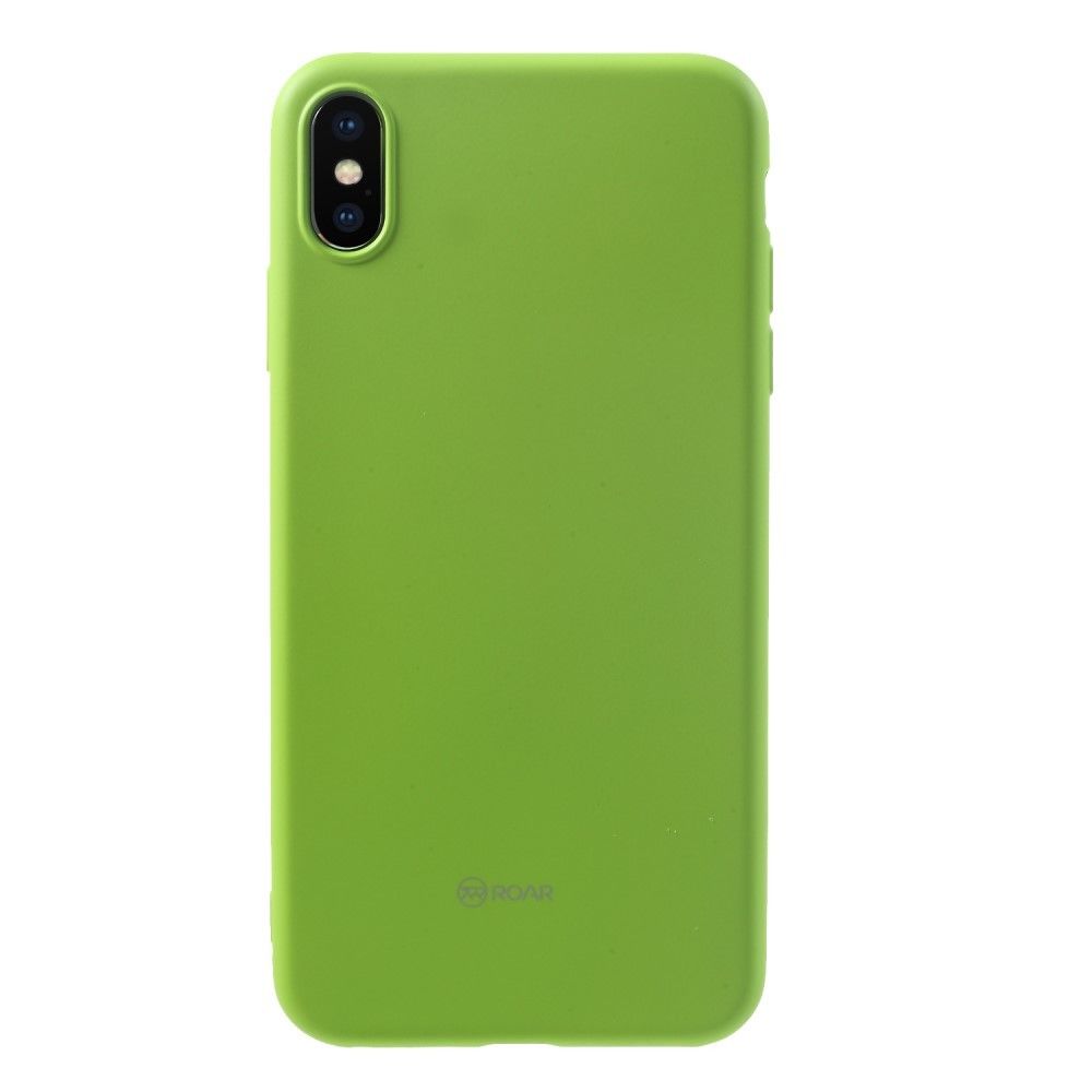 marque generique - Coque en TPU tout mat jour vert pour votre Apple iPhone XS Max - Autres accessoires smartphone