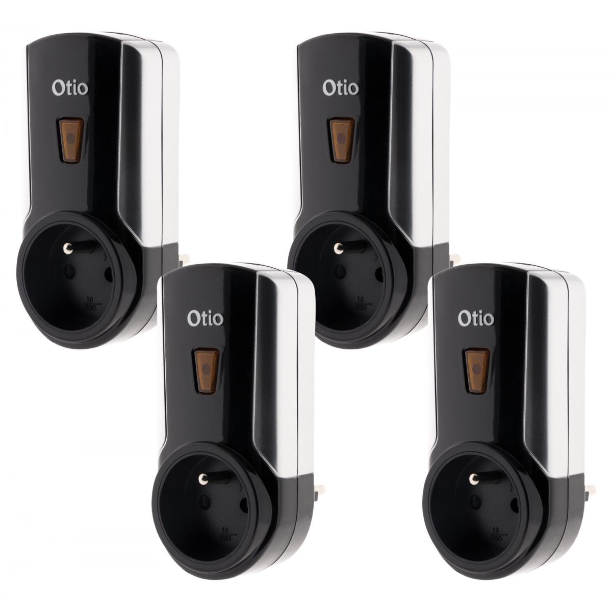 Otio - Lot de 4 prises télécommandées avec variateur PTV-8007 - Eclairages - Otio - Box domotique et passerelle