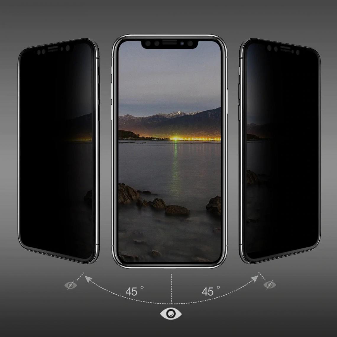 Phonecare - Verre Trempé Anti-Spy / Intimité - Huawei Y6s (2019) - Protection écran smartphone