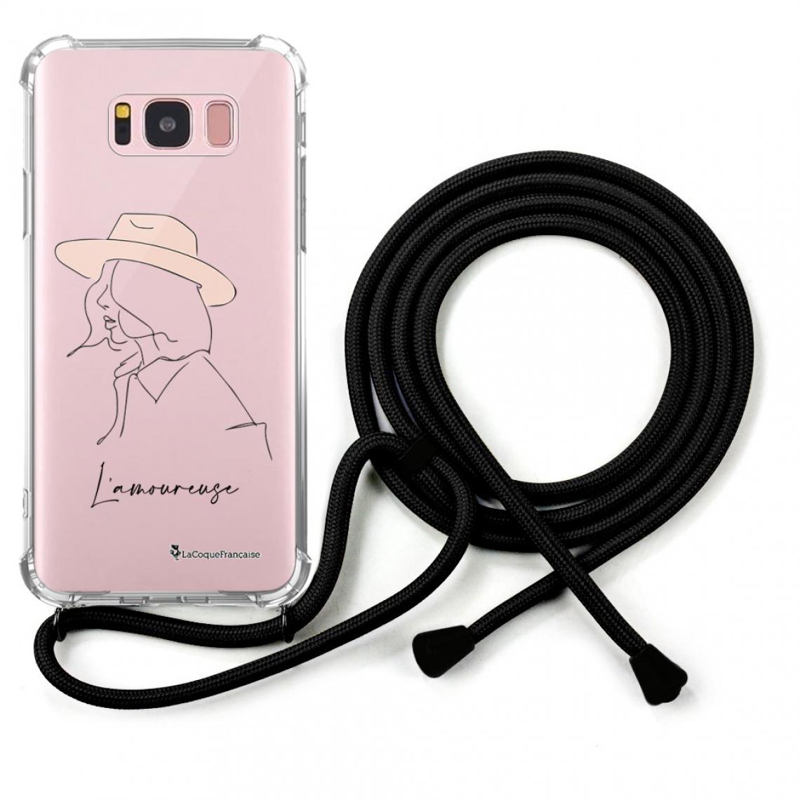 La Coque Francaise - Coque Samsung Galaxy S8 coque avec cordon transparente L'amoureuse - Coque, étui smartphone
