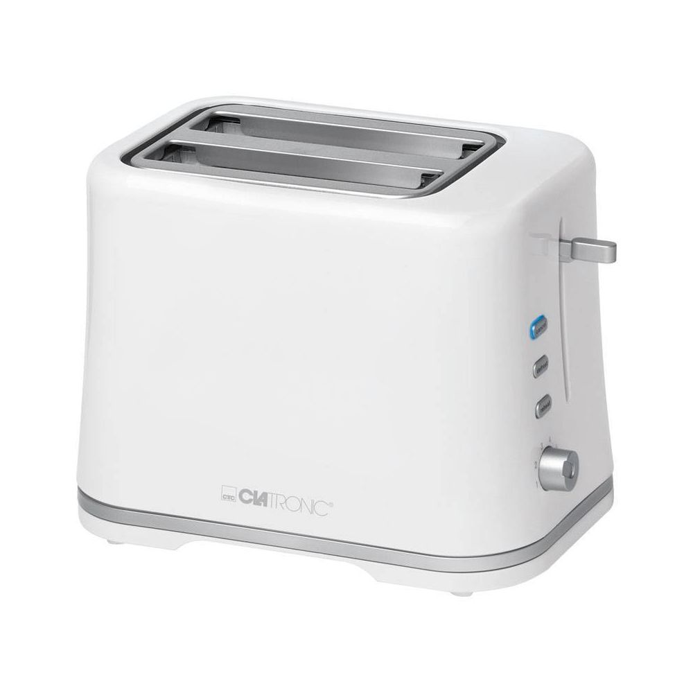 Clatronic - Grille Pain Toaster 2 fentes blanc 870W Clatronic TA 3554 - Grille-pain