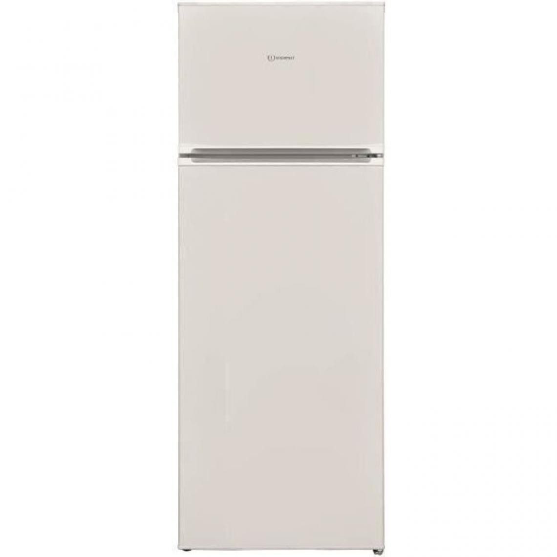 Indesit - INDESIT I55TM4110W1 - Réfrigérateur congélateur haut - 213L (171 + 42) - Froid Statique - L 54 cm x H 144 cm- Blanc. - Réfrigérateur