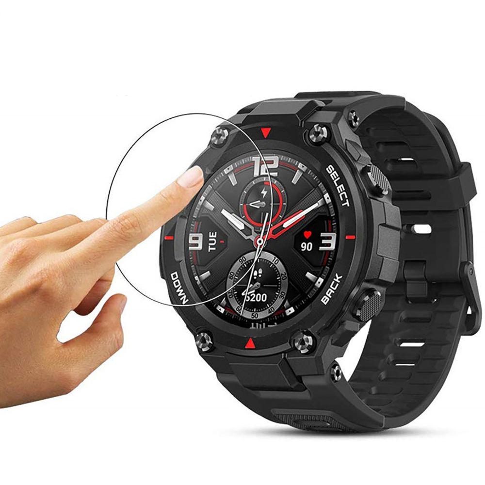 marque generique - Protecteur d'écran en verre trempé pour montre intelligente Huami Amazfit T-REX - Accessoires montres connectées