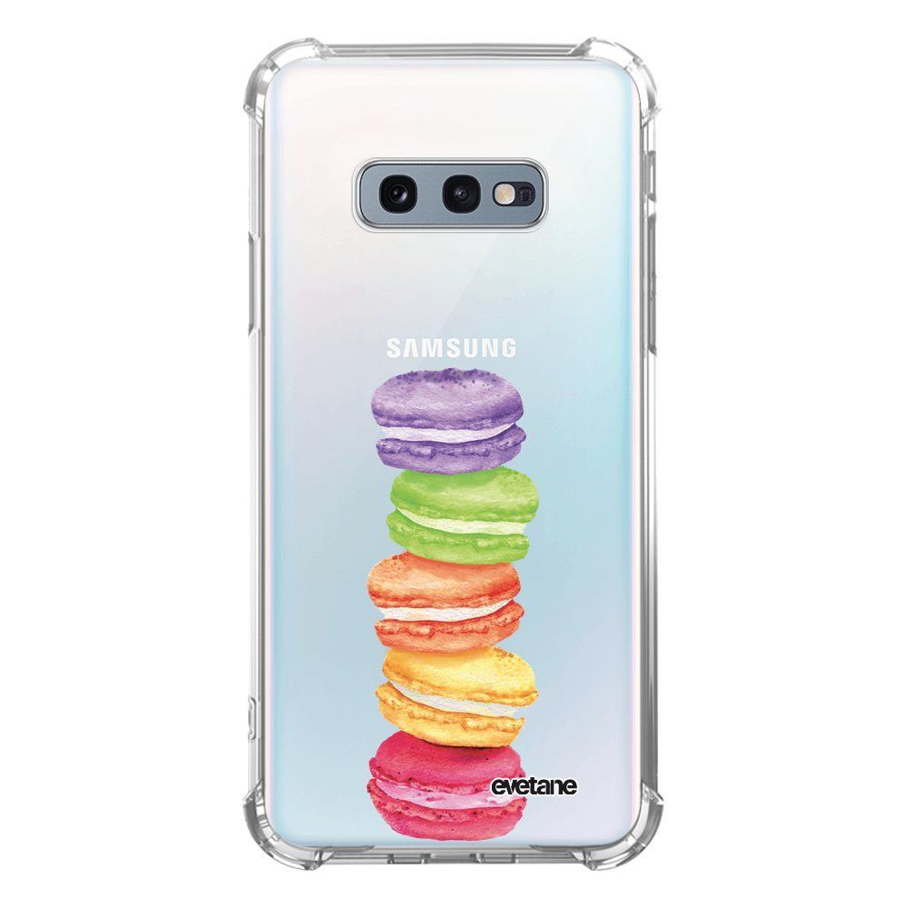 Evetane - Coque Samsung Galaxy S10e anti-choc souple avec angles renforcés transparente Macarons Evetane - Coque, étui smartphone