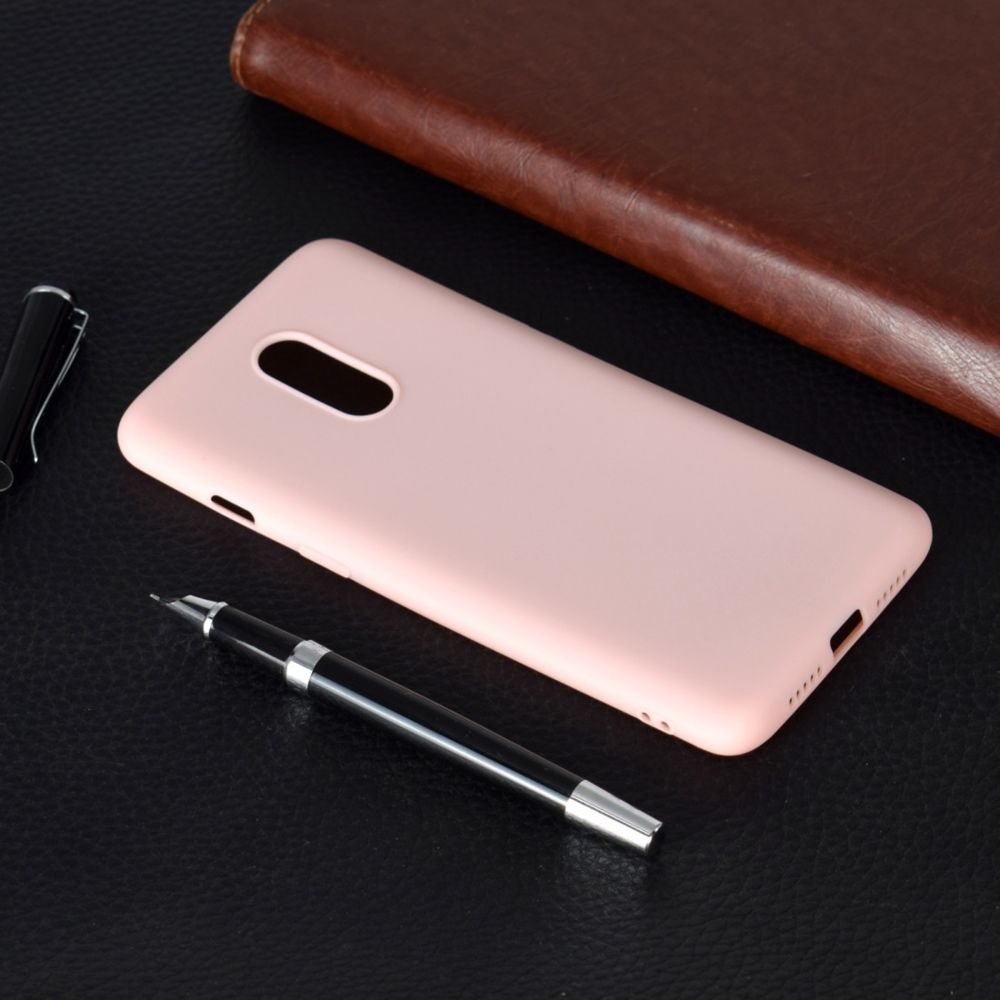 Wewoo - Coque Souple Pour OnePlus 7 Candy Color TPU Case Rose - Coque, étui smartphone