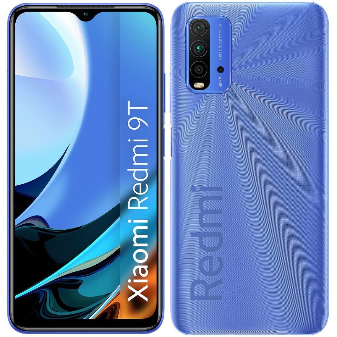 XIAOMI - Redmi 9T - 128Go - Bleu - Smartphone Android