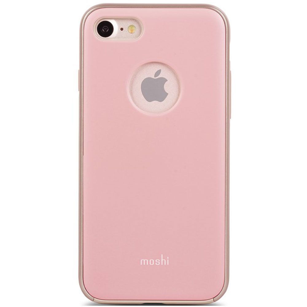 Moshi - Coque Moshi iGlaze iPhone 7 rose avec entourage gel - Coque, étui smartphone