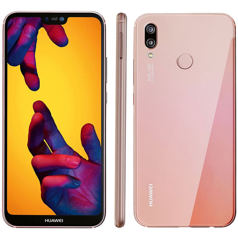 Huawei - Huawei P20 Lite 5.8 Pouces en Plein Écran 4 + 64 Go Face ID Android 8.0 Empreinte Digitale Rose - Smartphone Android