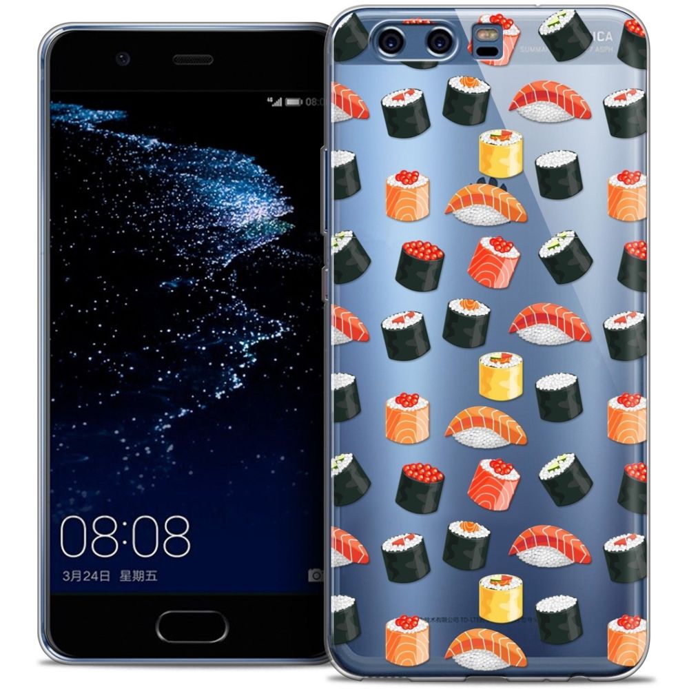 Caseink - Coque Housse Etui Huawei P10 [Crystal Gel HD Collection Foodie Design Sushi - Souple - Ultra Fin - Imprimé en France] - Coque, étui smartphone