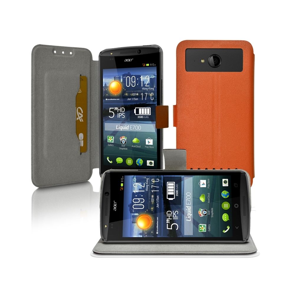 Karylax - Housse Coque Etui Universel L Couleur Orange pour Acer Liquid E700 - Autres accessoires smartphone