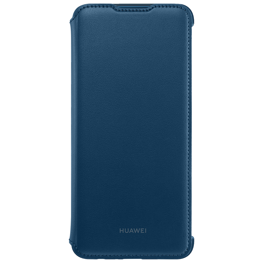 Huawei - Etui Folio pour P Smart 2019 - Bleu - Coque, étui smartphone