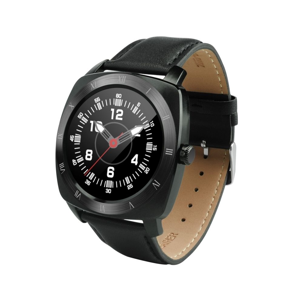 Wewoo - Montre connectée Smartwatch de fréquence cardiaque Bluetooth V4.0 DM88 pour téléphone mobile iOS / Androidpodomètre / moniteur de veille / rappel de sédentarité / anti-perte / télécommande de l'appareil photo noir - Montre connectée