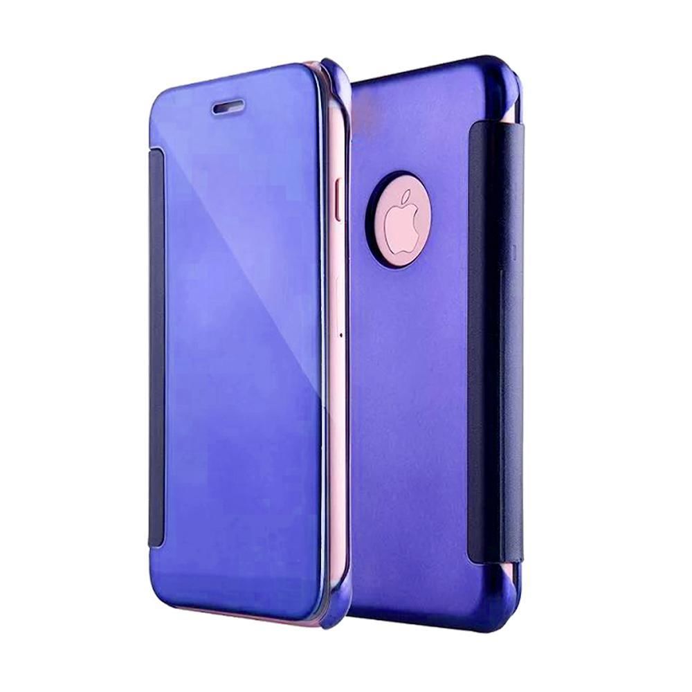Inexstart - Coque Etui Housse Bleu avec Effet Miroir Transparent pour Apple iPhone X - Autres accessoires smartphone