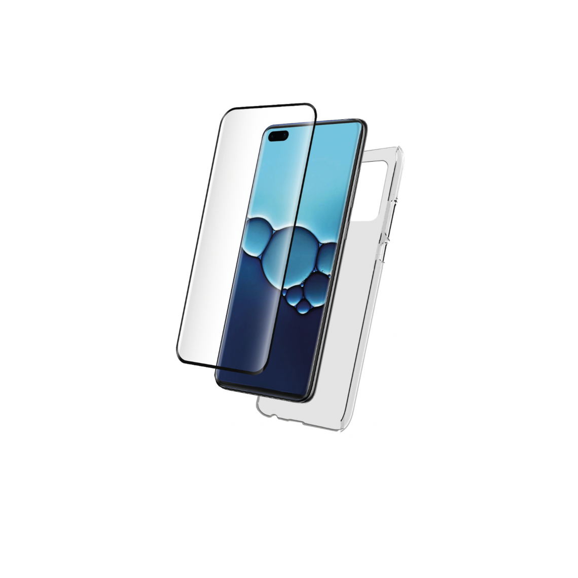 Bigben Connected - Pack Coque souple Transparente + Protège-écran 2.5D en Verre trempé pour P40 Huawei Bigben - Autres accessoires smartphone