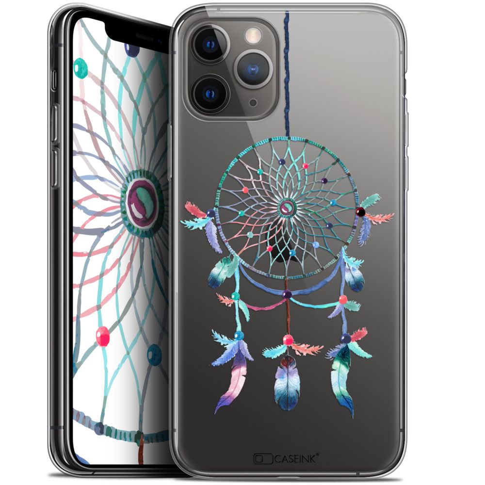 Caseink - Coque Pour Apple iPhone 11 Pro (5.8 ) [Gel HD Collection Dreamy Design Attrape Rêves Rainbow - Souple - Ultra Fin - Imprimé en France] - Coque, étui smartphone