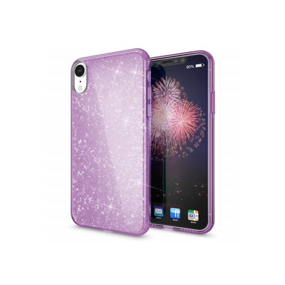 marque generique - Coque Etui Protection Silicone Brillant Paillette Violet pour Samsung Galaxy A10 / M10 - Coque, étui smartphone
