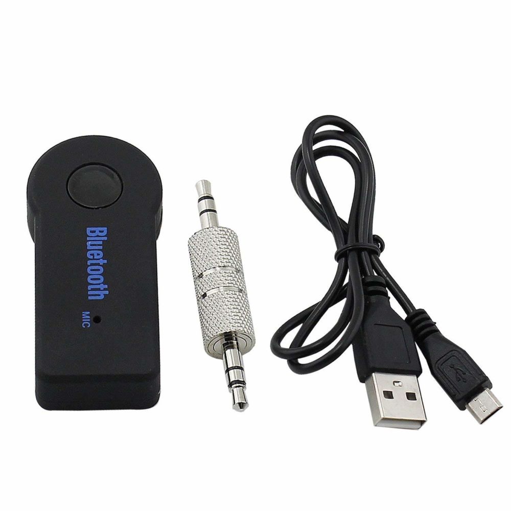 Ineck - INECK® Adaptateur recepteur Audio Bluetooth Jack 3,5 AUX pour Autradio Voiture - Support téléphone pour voiture