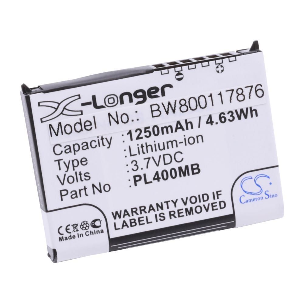 Vhbw - vhbw Li-Ion batterie 1250mAh (3.7V) pour PDA ordinateur mobile ou encore PZX65 - Batterie téléphone