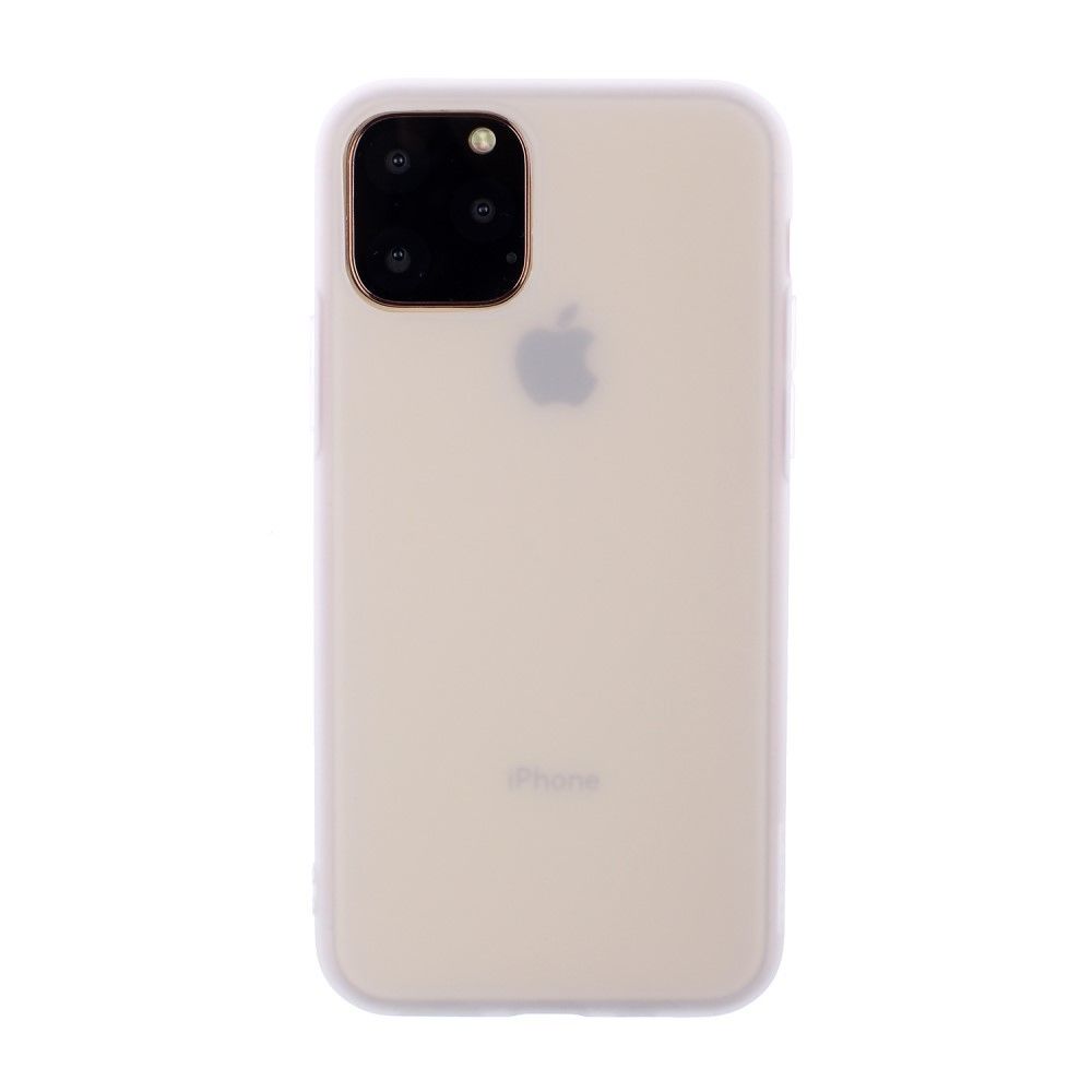 marque generique - Coque en TPU couleur pure souple blanc pour votre Apple iPhone 11 6.1 pouces - Coque, étui smartphone