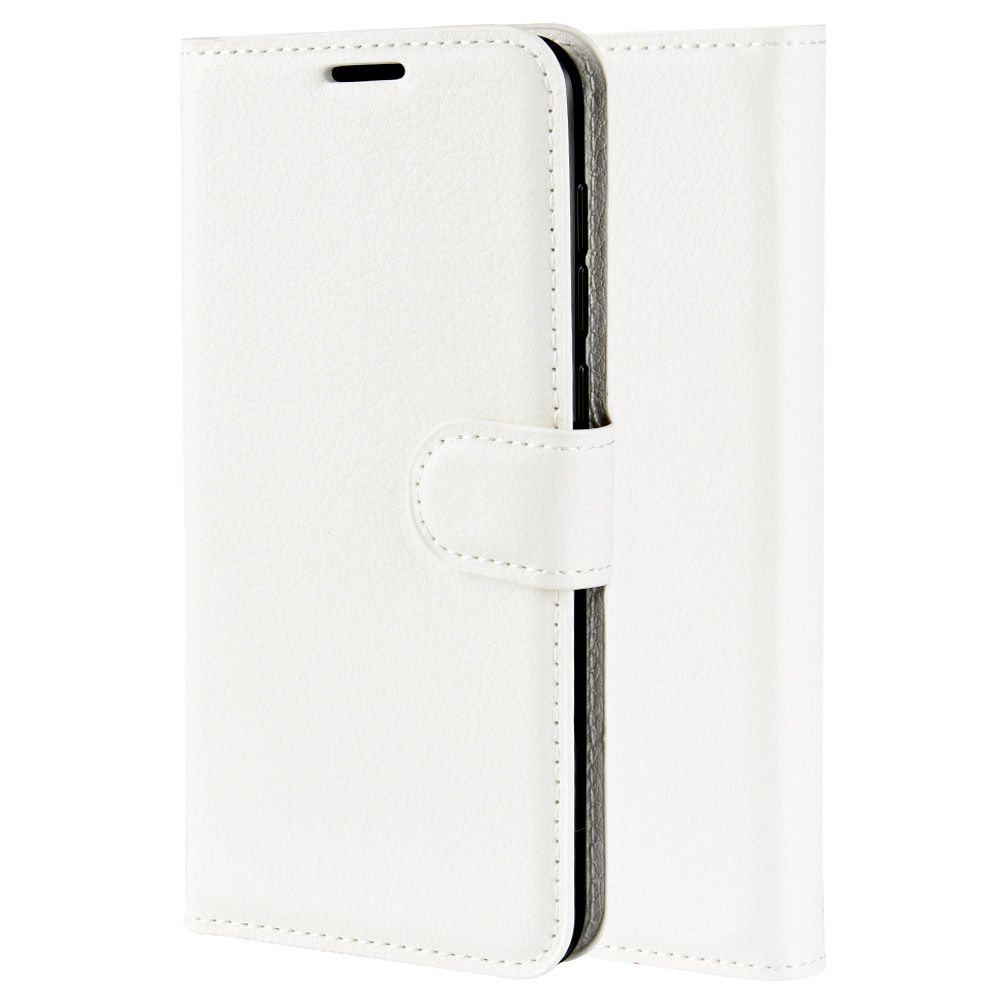 marque generique - Etui coque en cuir Folio Portefeuille anti-choc pour Redmi Note 8 Pro - Blanc - Autres accessoires smartphone