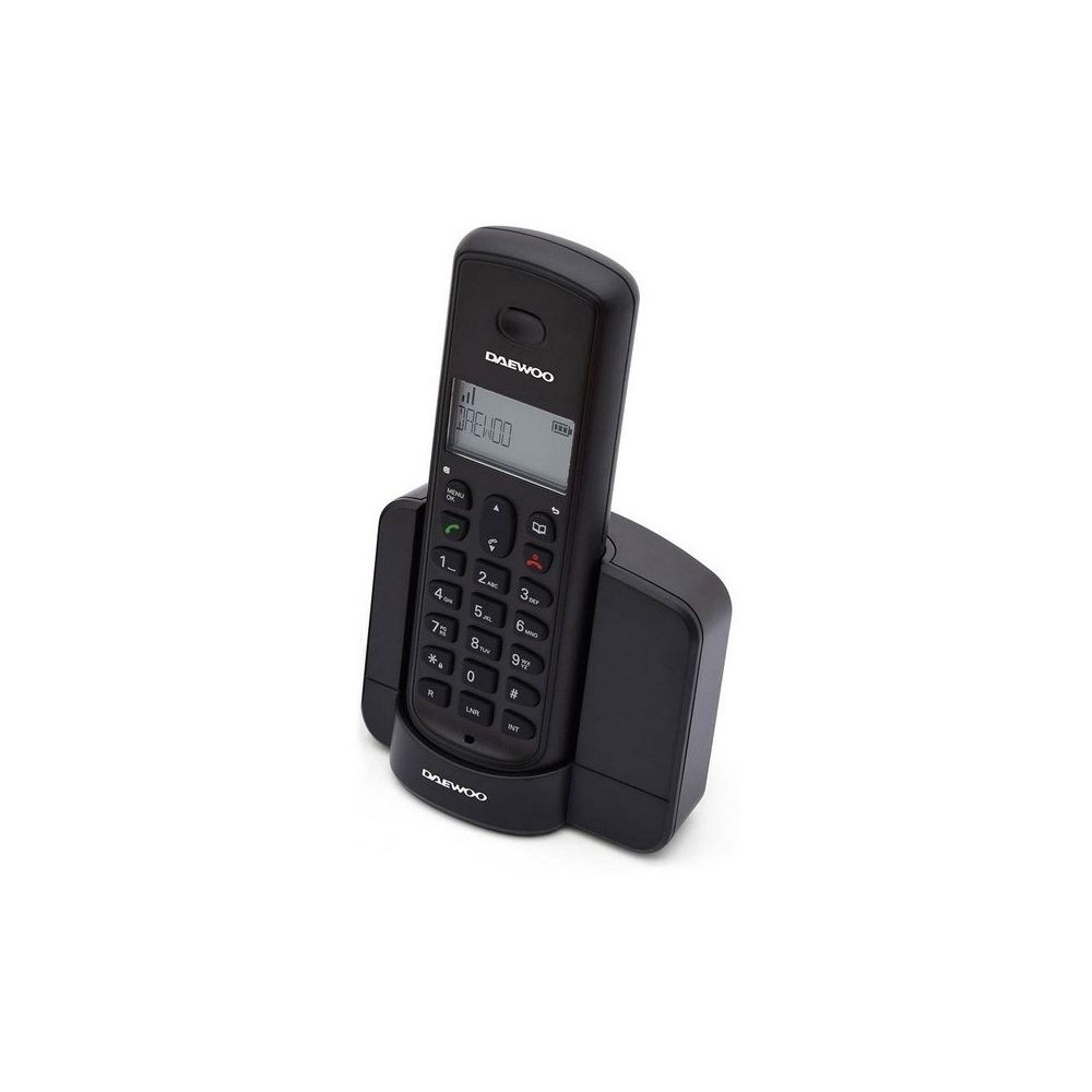 Daewoo - Téléphone Sans Fil Daewoo DTD-1350 DECT Noir - Téléphone fixe sans fil