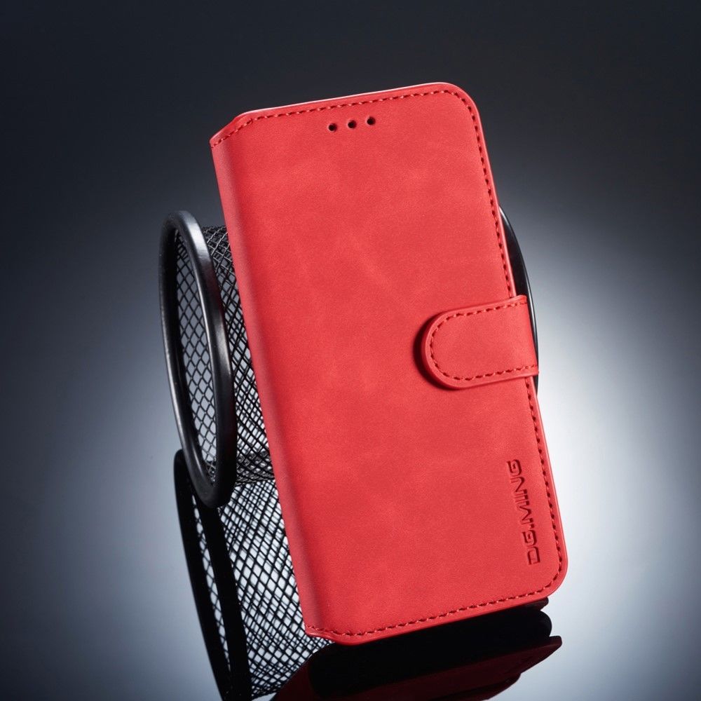 marque generique - Etui en PU style rétro rouge pour votre Xiaomi Redmi 6 (Dual Camera: 12MP+5MP) - Autres accessoires smartphone