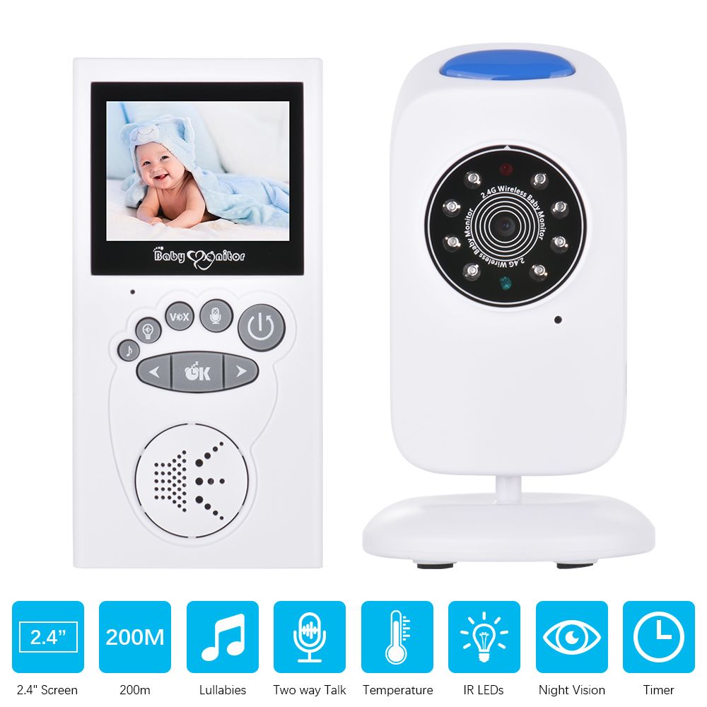 Xcsource - 2,4 ""vision nocturne infrarouge de caméra vidéo numérique moniteur bébé BB228 - Babyphone connecté