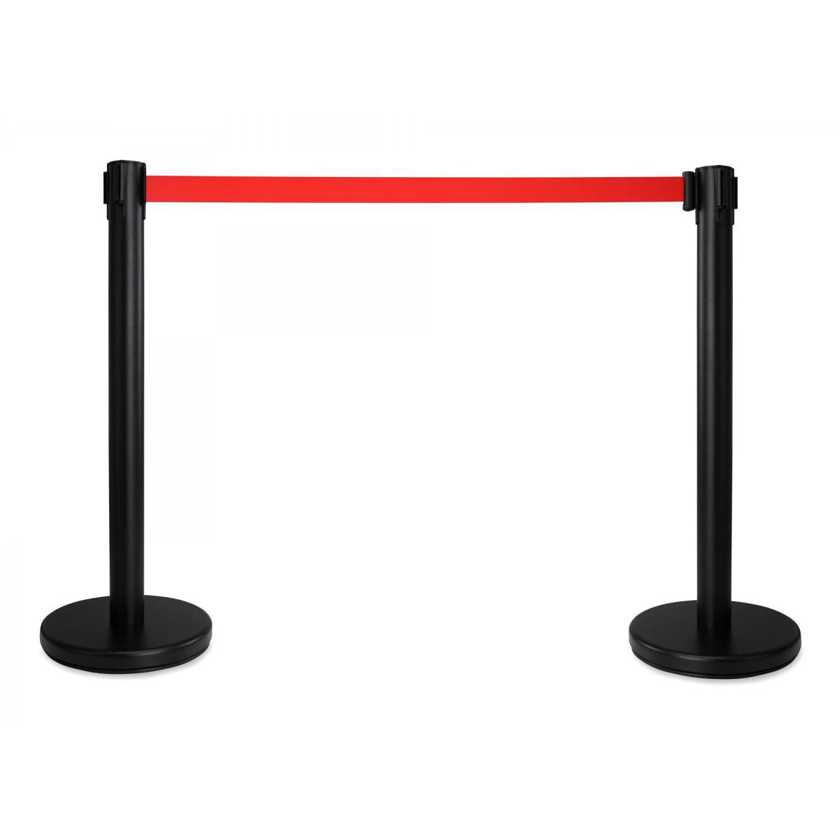 Stagecaptain - Stagecaptain PLS-200B barrières de sécurité système de balisage pour personnes noir la paire - Trompettes