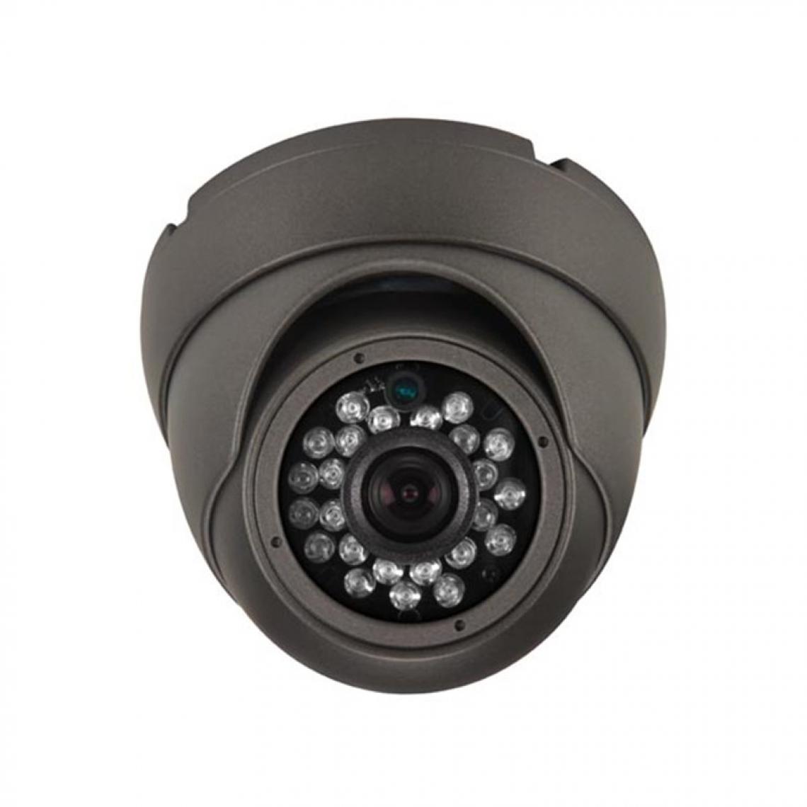 Perel - Caméra Multi Protocoles – Hd-Tvi / Cvi / Ahd / Analogique – Extérieur – Dôme - 1080P - Caméra de surveillance connectée
