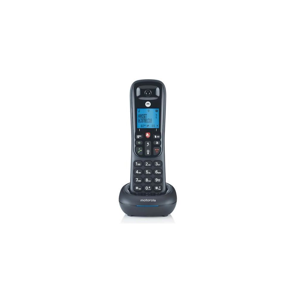 Motorola - Motorola Cd4001 Negro Teléfono Fijo Inalámbrico Con Pantalla Y Teclado Retroiluminado - Téléphone fixe sans fil