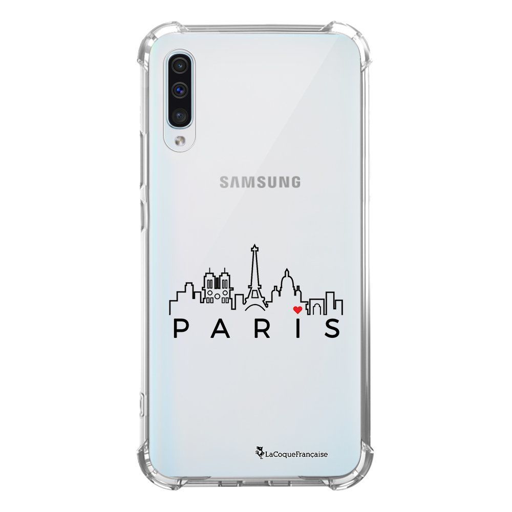 La Coque Francaise - Coque Samsung Galaxy A50 anti-choc souple avec angles renforcés transparente Skyline Paris La Coque Francaise - Coque, étui smartphone