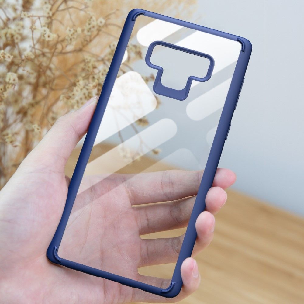 marque generique - Coque en TPU ultra-mince hybride cristalline bleu pour votre Samsung Galaxy Note 9 - Autres accessoires smartphone