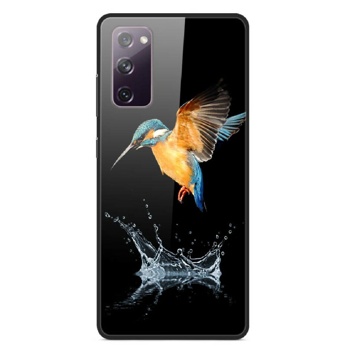 Other - Coque en TPU verre d'impression de style fantaisie oiseau pour votre Samsung Galaxy S20 FE/S20 FE 5G - Coque, étui smartphone