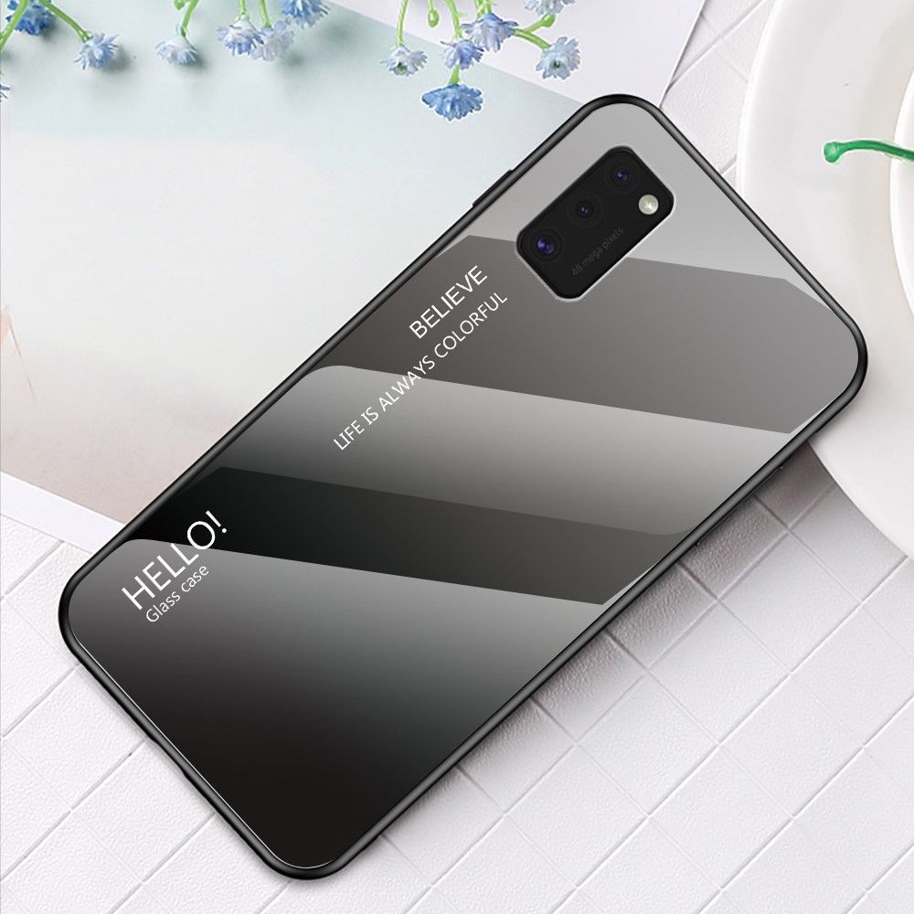 Generic - Coque en TPU combo de dégradé de couleurs gris pour votre Samsung Galaxy A41 - Coque, étui smartphone
