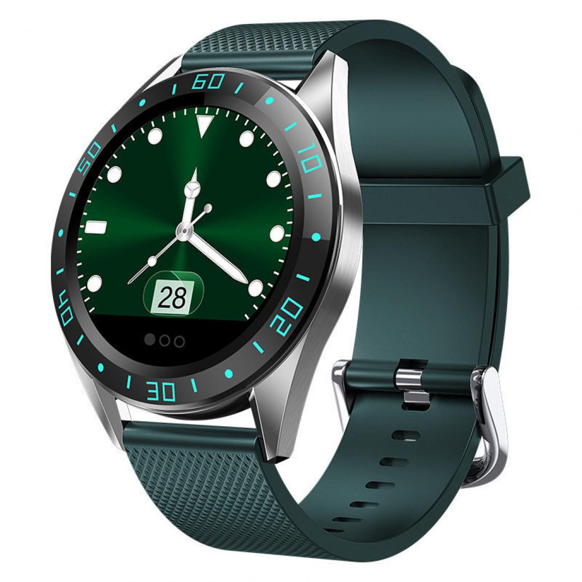 Chronotech Montres - Smart watch Waterproof Activity Fitness Tracker Heart Rate Monitor Blood Pressure (green) - Montre connectée