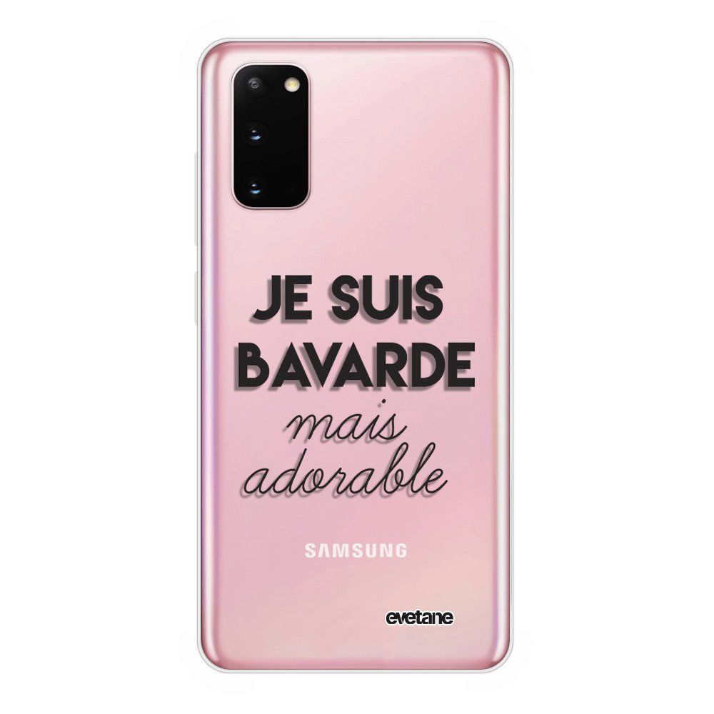 Evetane - Coque Samsung Galaxy S20 360 intégrale transparente Bavarde Mais Adorable Ecriture Tendance Design Evetane. - Coque, étui smartphone