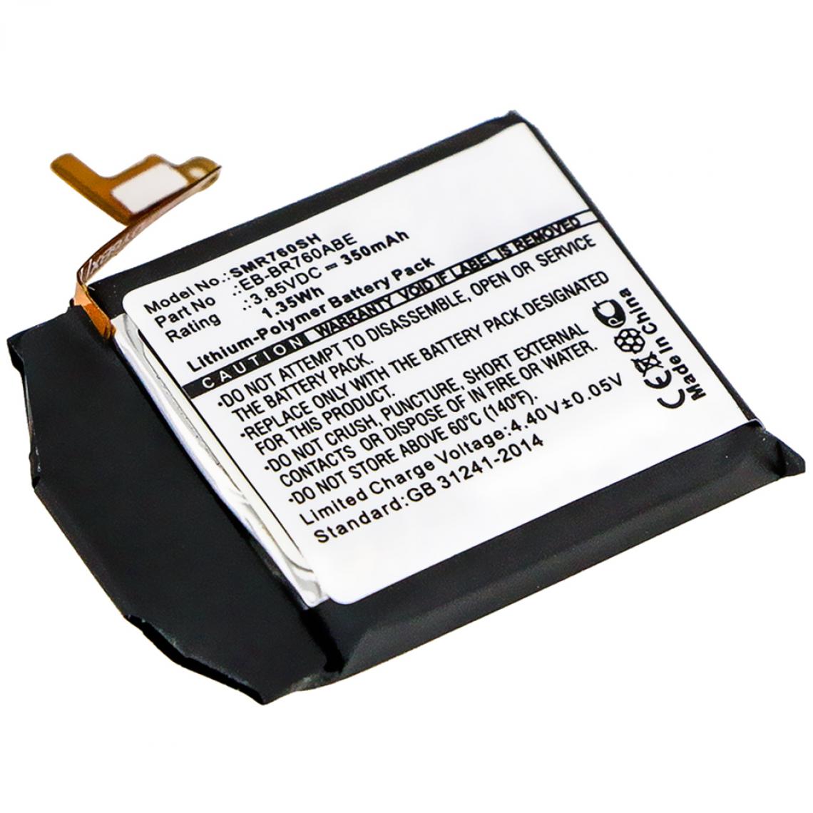 SUBTEL - subtel® Batterie Neuve Compatible avec Montre Samsung Gear S3 Classic - 350mAh Accu de rechange pour GPS, Fitness, Montre Bracelet - Accessoires montres connectées
