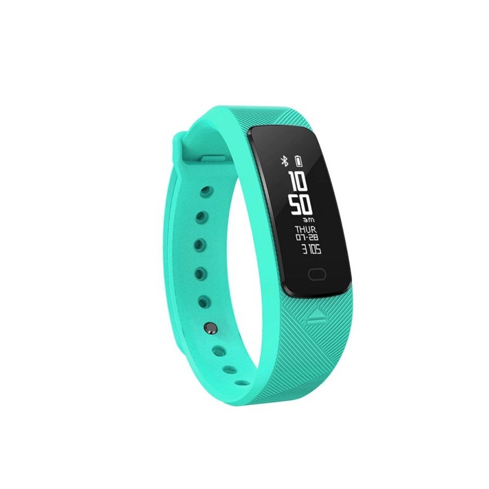 Wewoo - Bracelet connecté vert Fitness Tracker Bluetooth 4.0 Smart Bracelet, IP67 imperméable à l'eau, les modes de sport de soutien / moniteur de fréquence cardiaque / de pression artérielle / de sommeil - Bracelet connecté