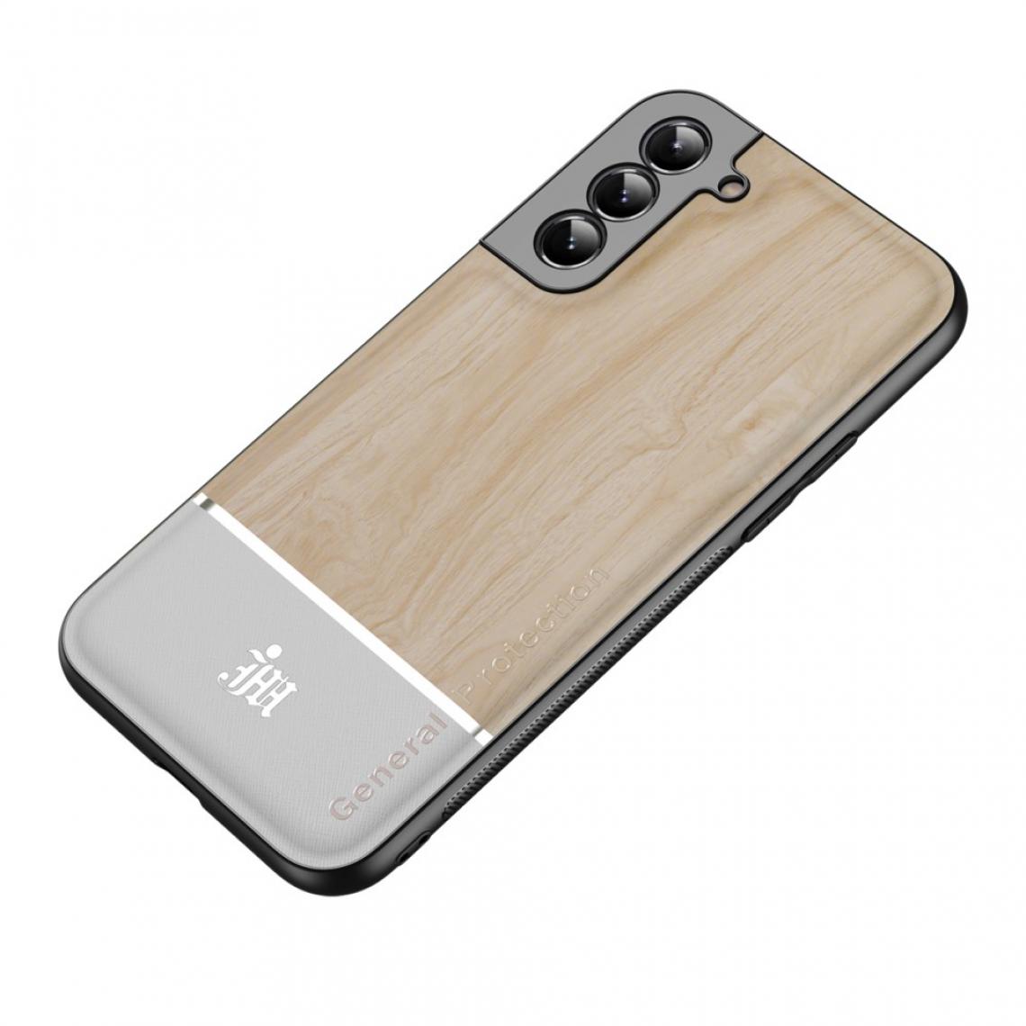 Other - Coque en TPU Texture de grain de bois ultra-mince anti-rayures Couleur du bois pour votre Samsung Galaxy S21+ 5G - Coque, étui smartphone