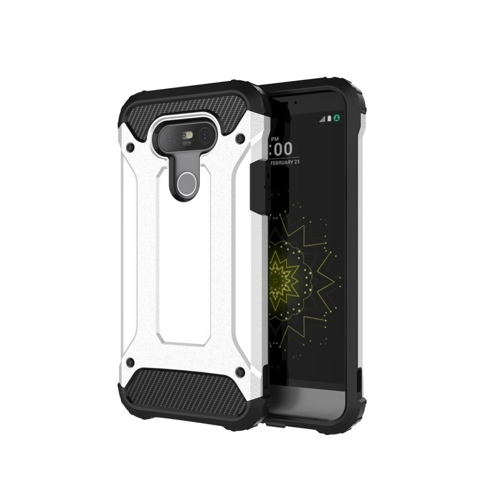 Wewoo - Coque blanc pour LG G5 Armure Tough TPU + PC - Coque, étui smartphone