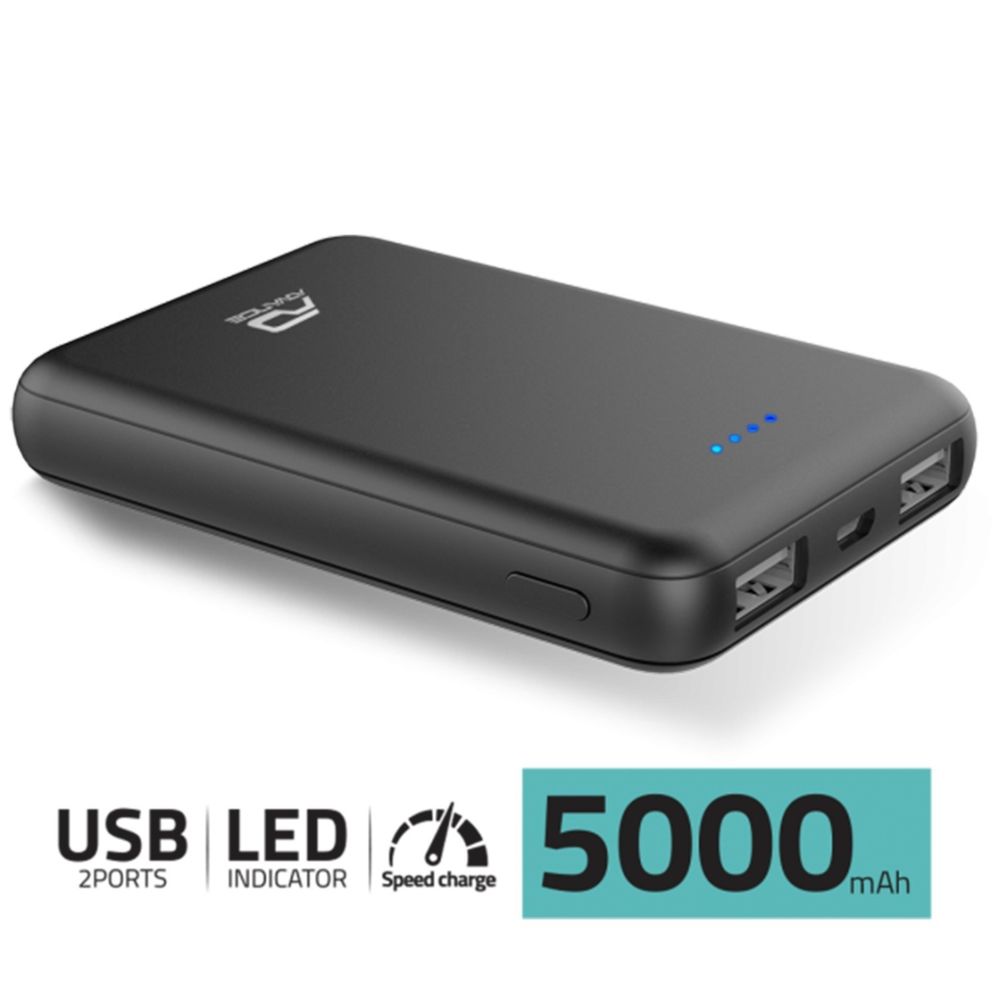Advance - Batterie externe portable Powerbank 5000 mah - Charge ultra rapide - Batterie téléphone