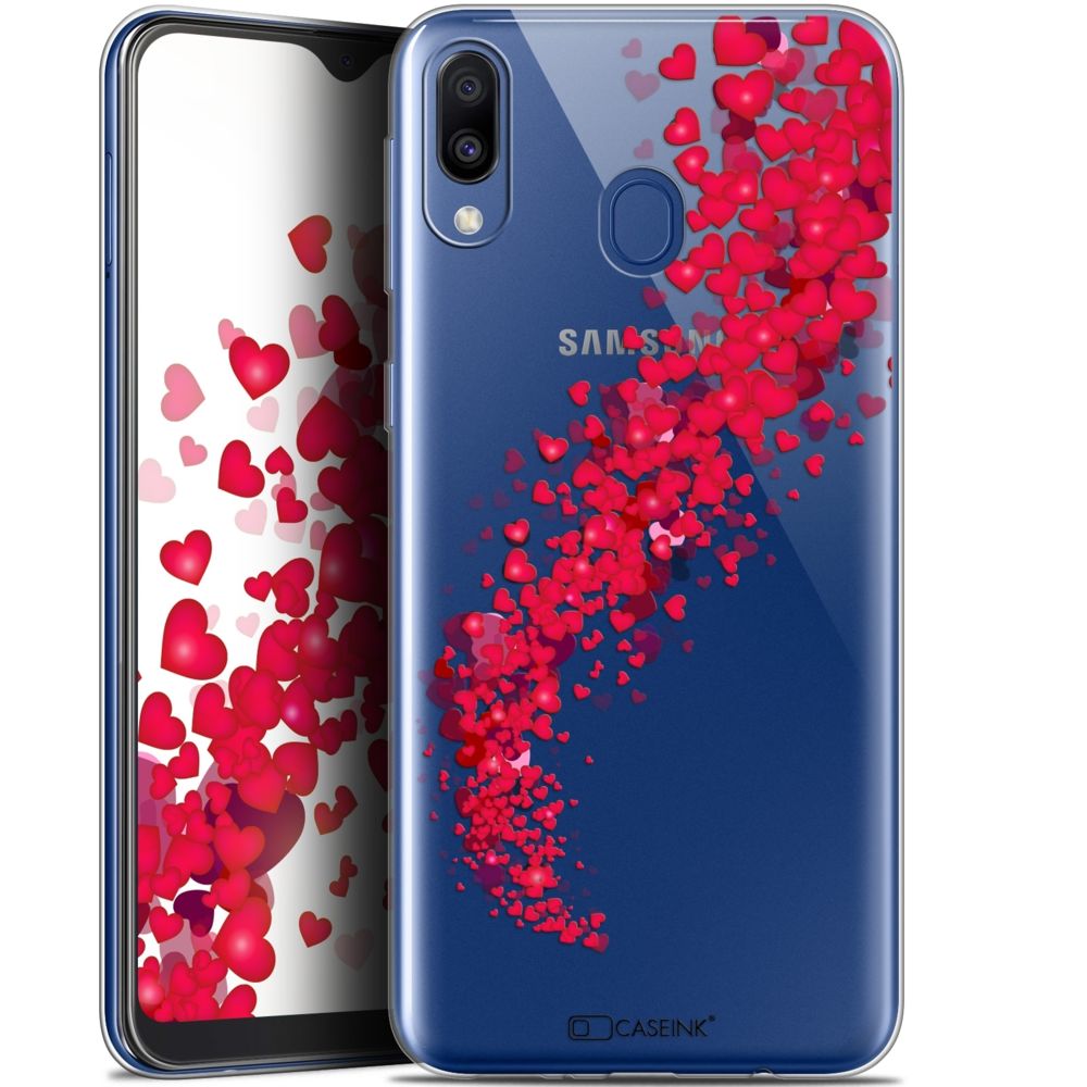 Caseink - Coque Pour Samsung Galaxy M20 (6.3 ) [Gel HD Collection Love Saint Valentin Design Tornado - Souple - Ultra Fin - Imprimé en France] - Coque, étui smartphone