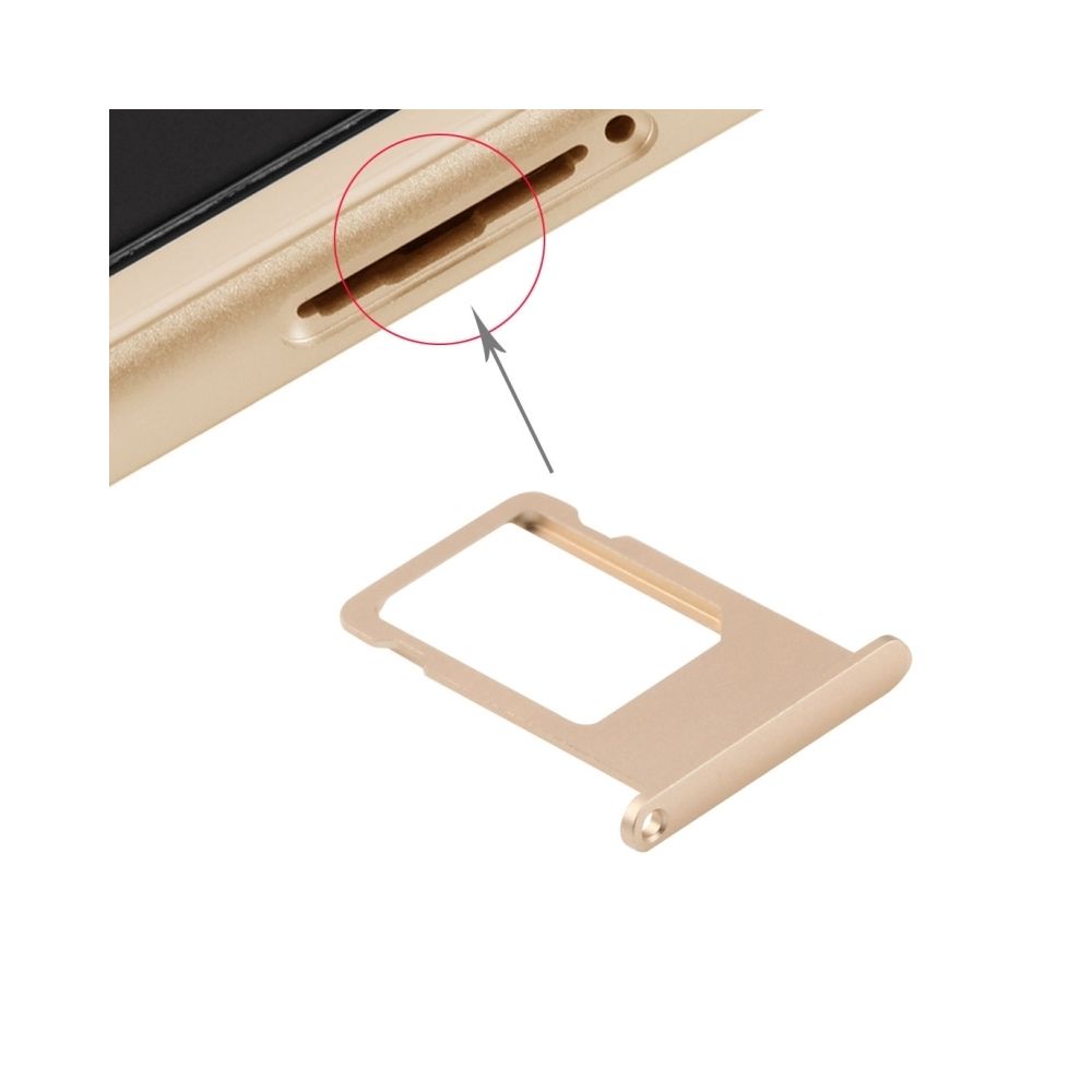 Wewoo - Or pour le plateau de carte iPhone 6s pièce détachée - Autres accessoires smartphone