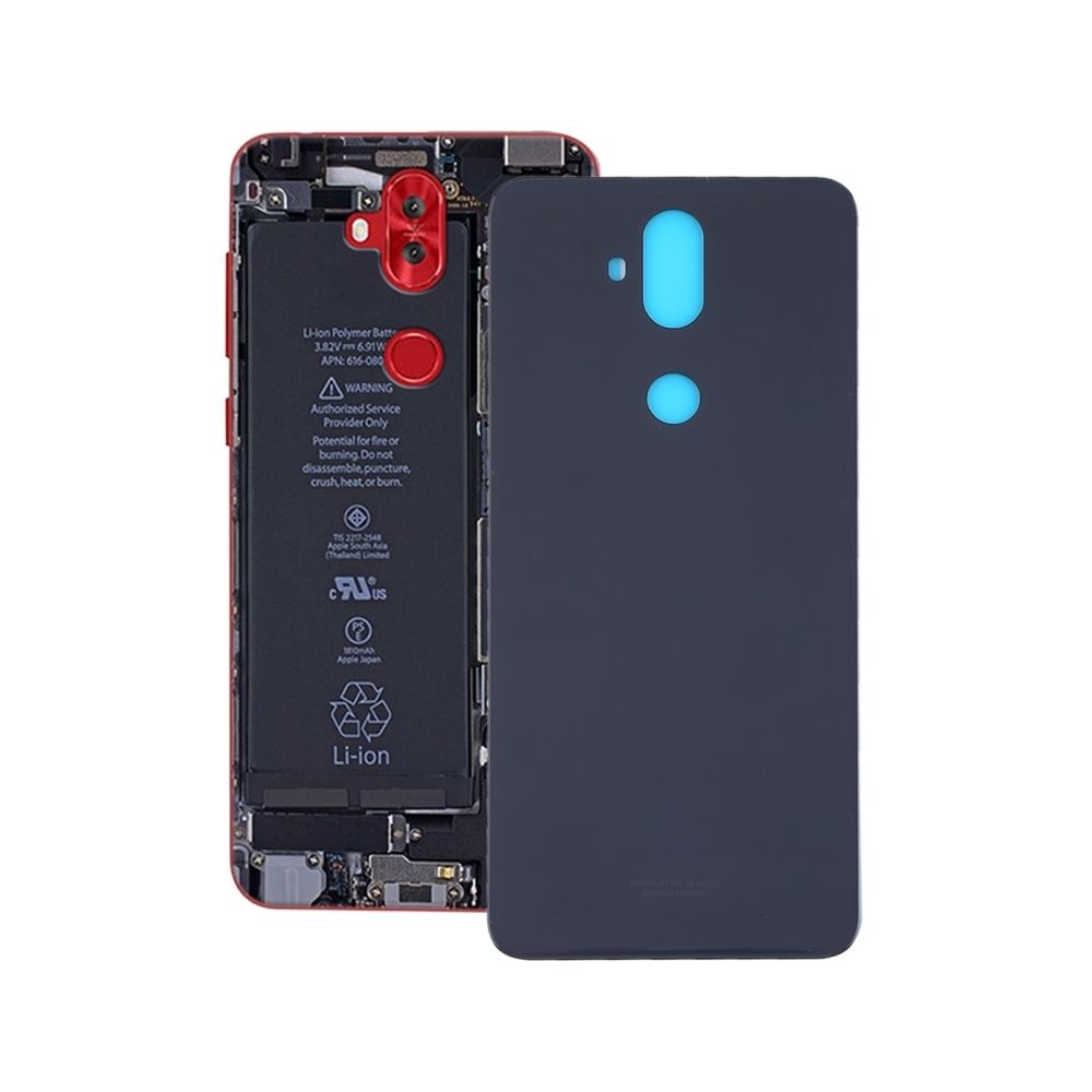 Wewoo - Coque arrière Couverture arrière pour Asus Zenfone 5 Lite / ZC600KL / 5Q / X017DA / S630 / SDM630 noir - Autres accessoires smartphone