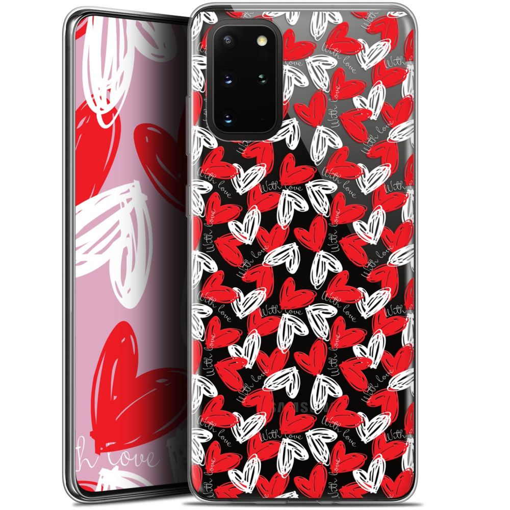 Caseink - Coque Pour Samsung S20+ (6.7 ) [Gel HD Collection Love Saint Valentin Design With Love - Souple - Ultra Fin - Imprimé en France] - Coque, étui smartphone