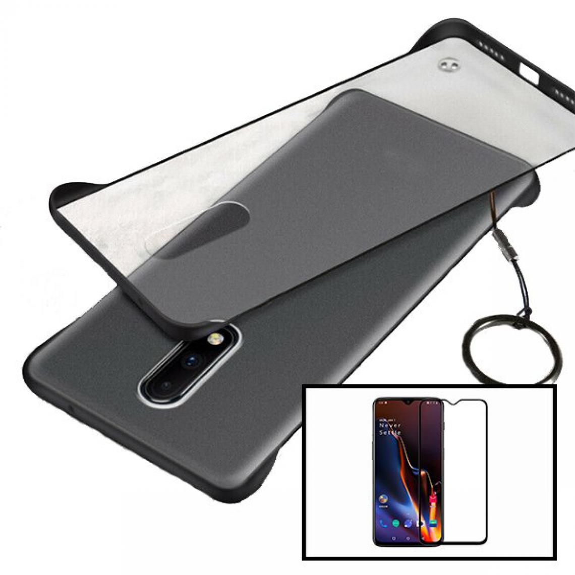 Phonecare - Kit de Verre Trempé 5D Full Cover + Coque Naked Bumper - OnePlus 6T - Coque, étui smartphone
