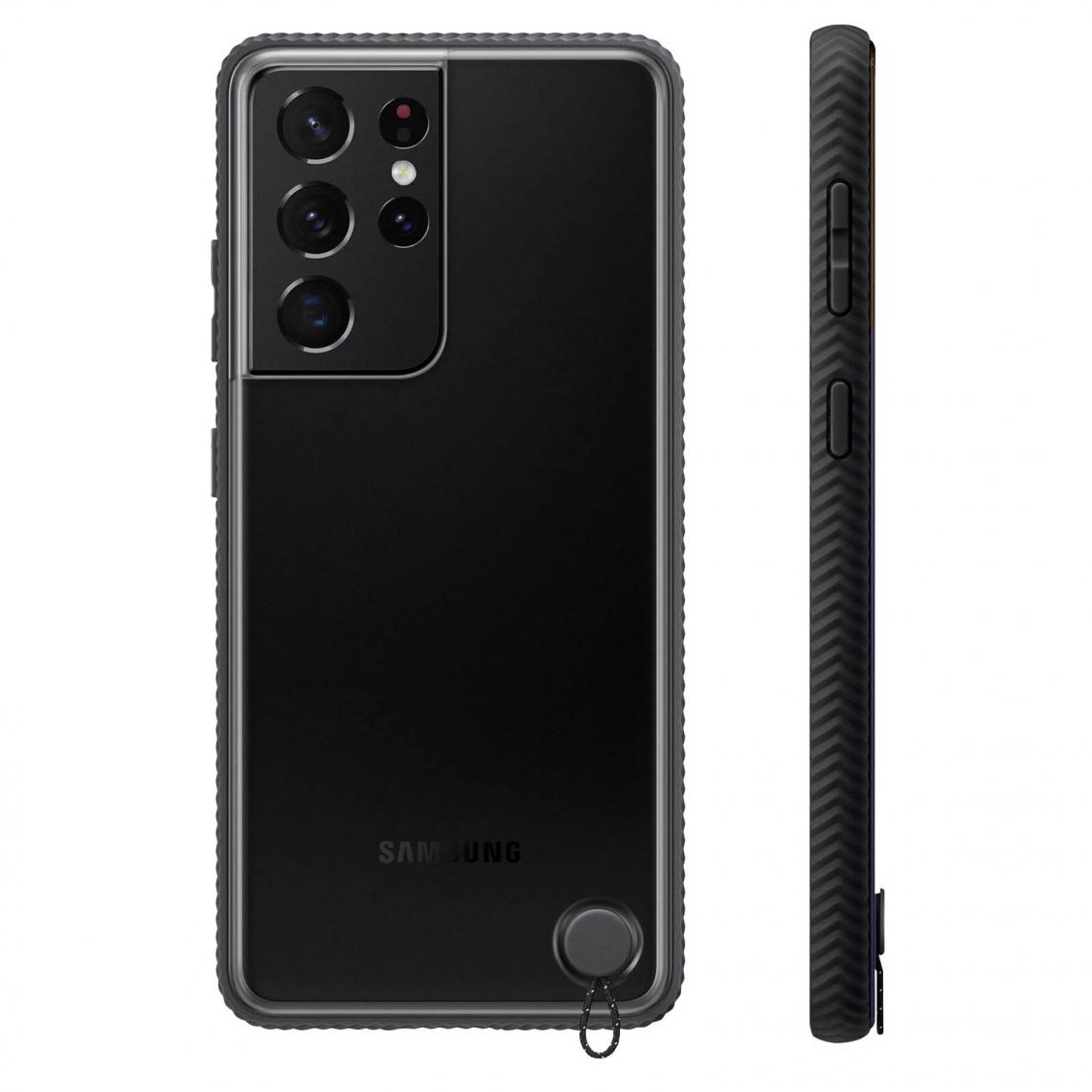 Samsung - Coque Samsung S21 Ultra Hybride Antichoc Renforcé Original Contour noir - Coque, étui smartphone